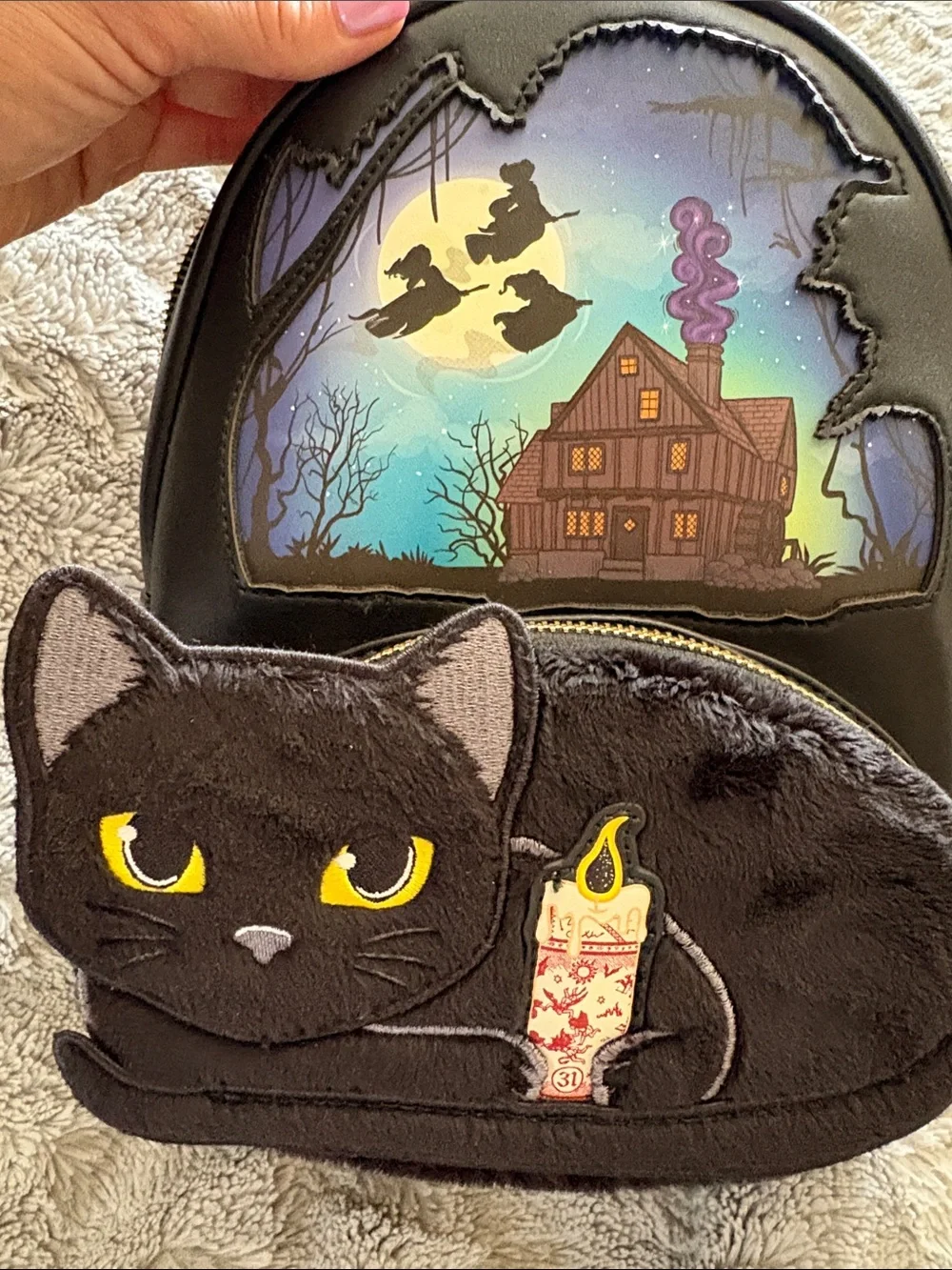 Loungefly x Disney Hocus Pocus Binx Pocket Mini Backpack